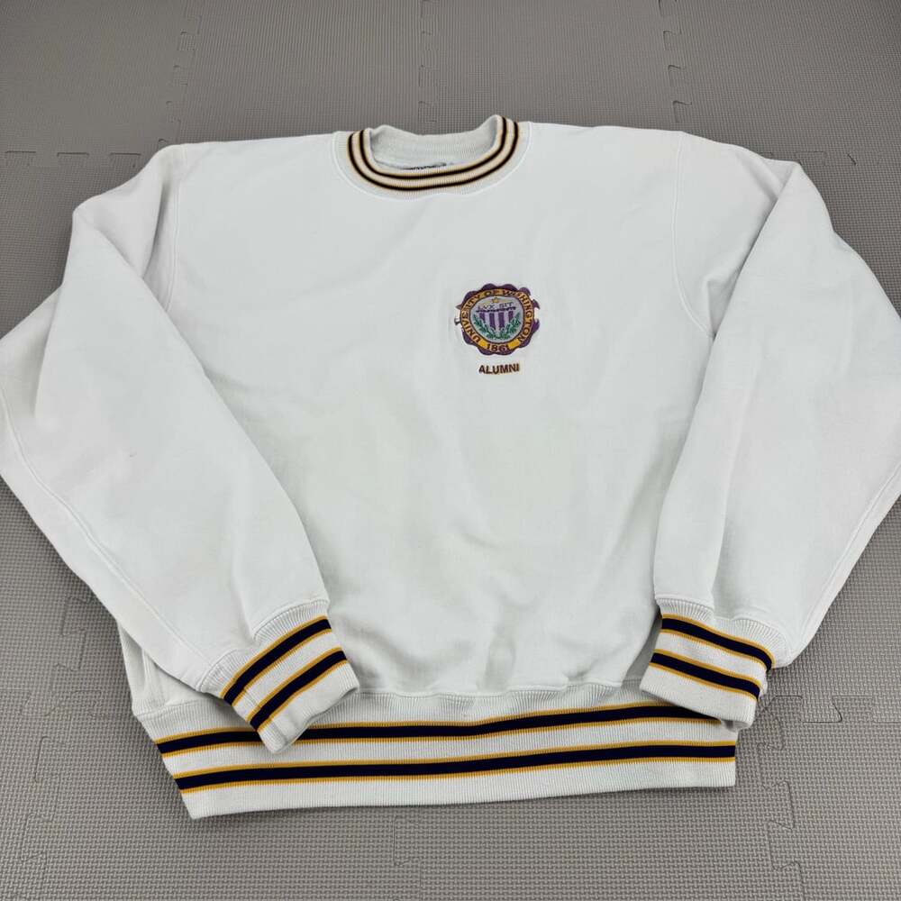 VTG Northwest Knitting Mills University Of Washington Alumni Sweatshirt White XL